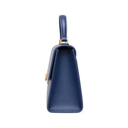 Bayline Women’s Blue Classic Flap Satchel Handbag