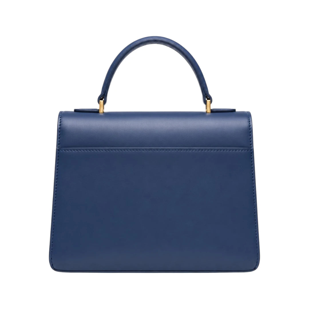 Bayline Women’s Blue Classic Flap Satchel Handbag